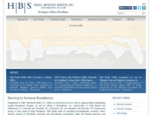 Tablet Screenshot of hallboothsmith.com